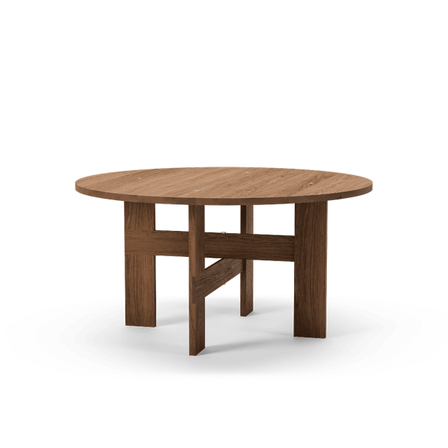 Thorup Copenhagen Mio Spisebord ø140 Massiv Bejdset Eg