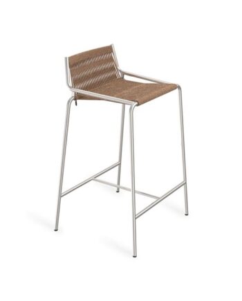 Thorup Copenhagen Noel Barstol H67 Stål Brun Uld