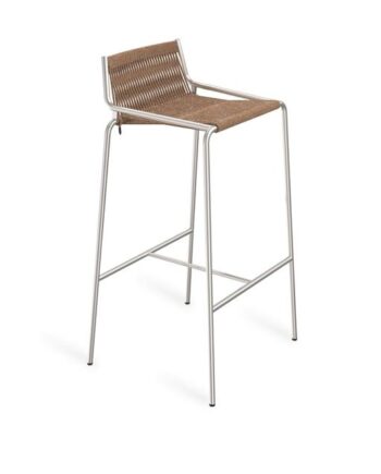 Thorup Copenhagen Noel Barstol H77 Stål Brun Uld