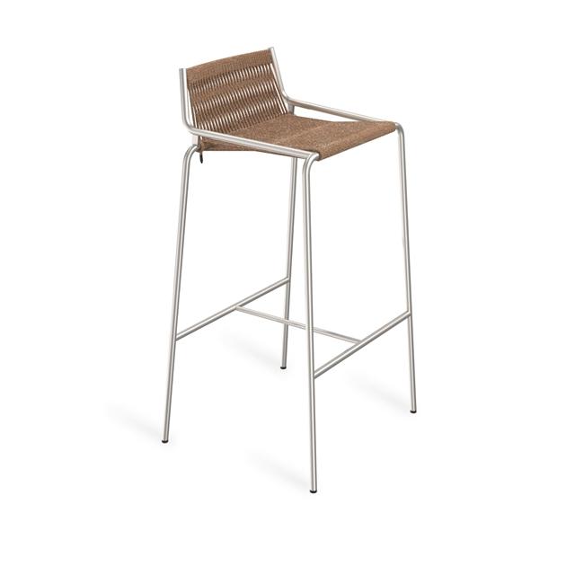Thorup Copenhagen Noel Barstol H77 Stål Brun Uld