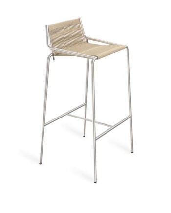 Thorup Copenhagen Noel Barstol Rustfrit Stål Linned H77 Cm