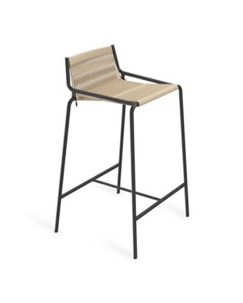 Thorup Copenhagen Noel Barstol Sort Linned H67 Cm