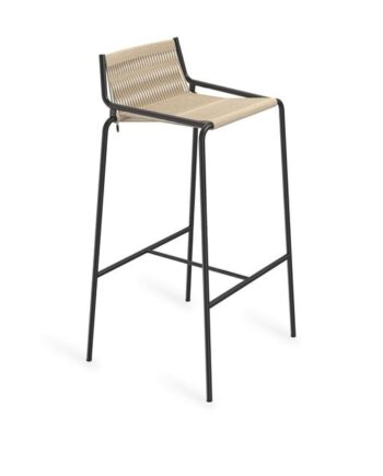 Thorup Copenhagen Noel Barstol Sort Linned H77 Cm