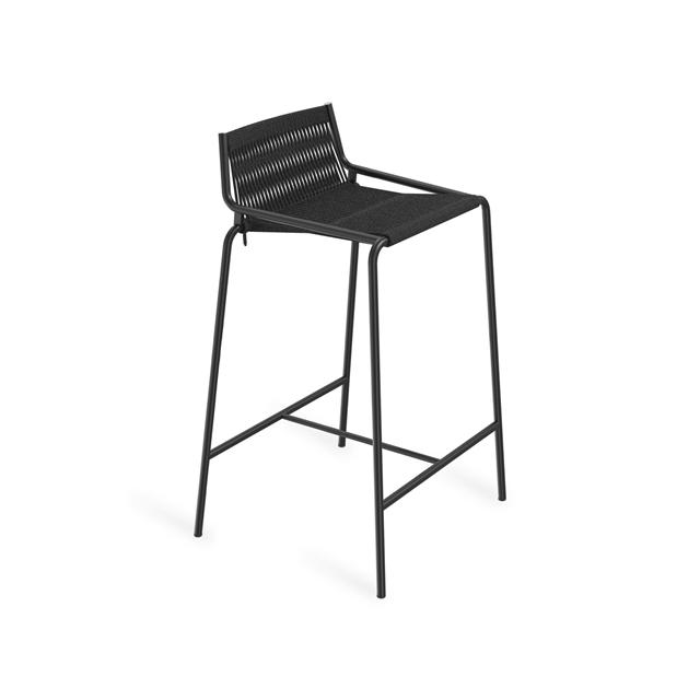 Thorup Copenhagen Noel Barstol Sort Sort Linned H67 Cm