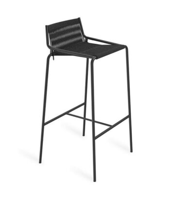 Thorup Copenhagen Noel Barstol Sort Sort Linned H77 Cm