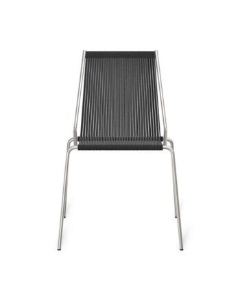 Thorup Copenhagen Noel Spisebordsstol Rustfrit Stål Sort Linned