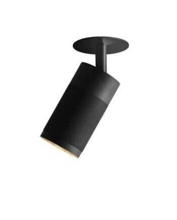 Thorup Copenhagen Patrone Recessed Loftlampe Sort Bruneret Messing Clip-fit