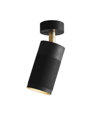 Thorup Copenhagen Patrone Single Loftlampe Sort Bruneret Messing
