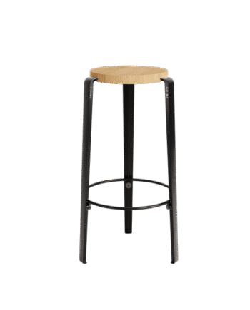 Tiptoe Big Lou Skammel Egetræ Graphite Black