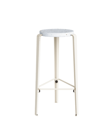Tiptoe Big Lou Skammel Genanvendt Plastik Hvid Cream White