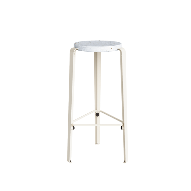 Tiptoe Big Lou Skammel Genanvendt Plastik Hvid Cream White