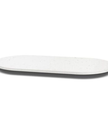 Tiptoe Bordplade Oblong 100x50cm Genanvendt Plastik Hvid