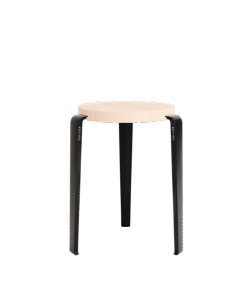 Tiptoe Lou Skammel Bøgetræ Graphite Black