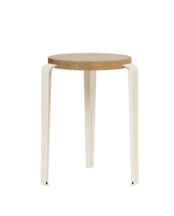 Tiptoe Lou Skammel Egetræ Cream White