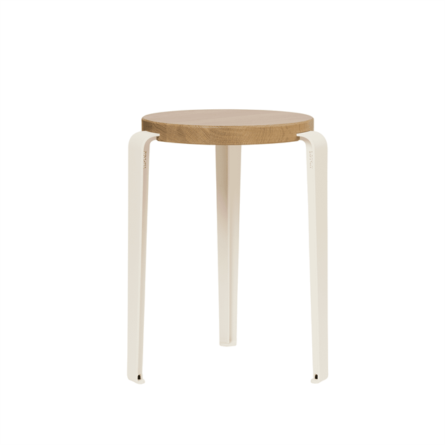 Tiptoe Lou Skammel Egetræ Cream White