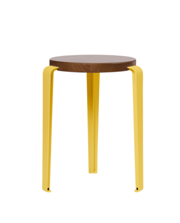 Tiptoe Lou Skammel Farvet Egetræ Brioche Yellow