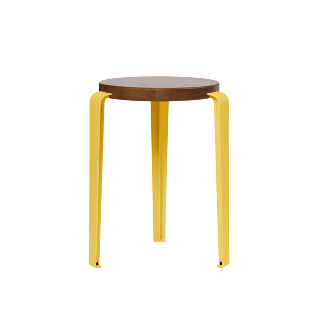 Tiptoe Lou Skammel Farvet Egetræ Brioche Yellow