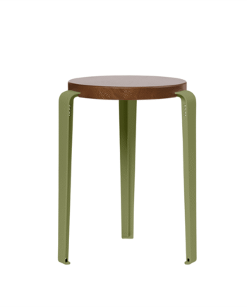 Tiptoe Lou Skammel Farvet Egetræ Khaki Green