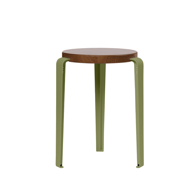 Tiptoe Lou Skammel Farvet Egetræ Khaki Green