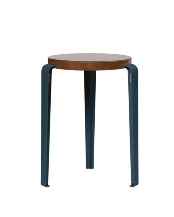 Tiptoe Lou Skammel Farvet Egetræ Midnight Blue