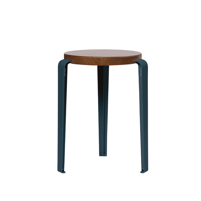 Tiptoe Lou Skammel Farvet Egetræ Midnight Blue