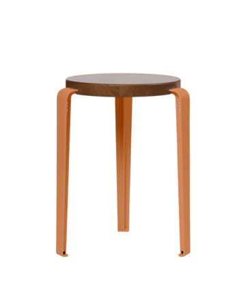 Tiptoe Lou Skammel Farvet Egetræ Tangerine Red