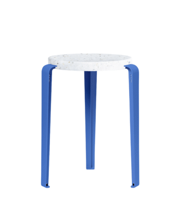 Tiptoe Lou Skammel Genanvendt Plastik Hvid Azure Blue