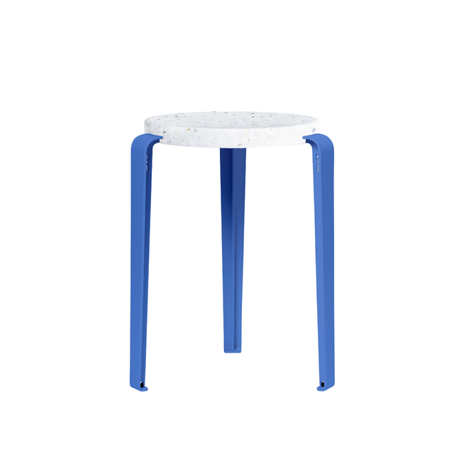 Tiptoe Lou Skammel Genanvendt Plastik Hvid Azure Blue