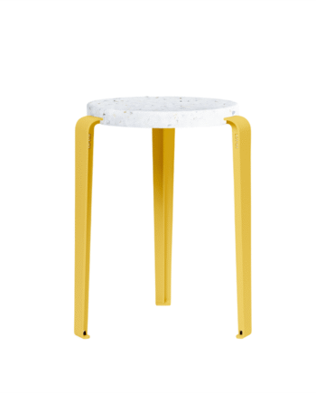 Tiptoe Lou Skammel Genanvendt Plastik Hvid Brioche Yellow