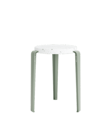 Tiptoe Lou Skammel Genanvendt Plastik Hvid Eucalyptus Grey
