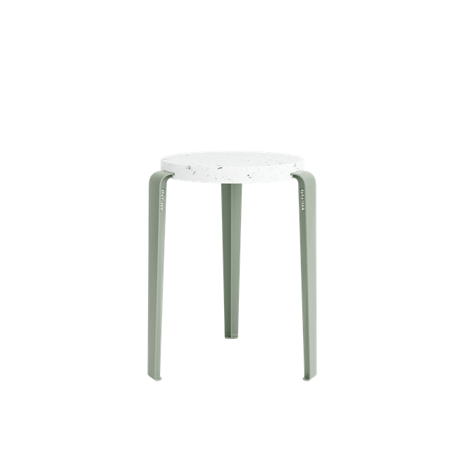 Tiptoe Lou Skammel Genanvendt Plastik Hvid Eucalyptus Grey