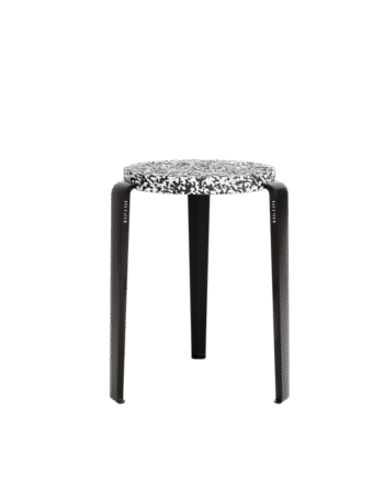 Tiptoe Lou Skammel Genanvendt Plastik Sort Graphite Black