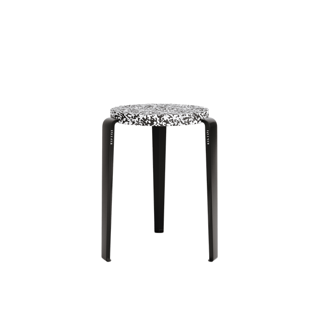 Tiptoe Lou Skammel Genanvendt Plastik Sort Graphite Black
