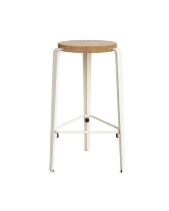 Tiptoe Mi Lou Skammel Egetræ Cream White