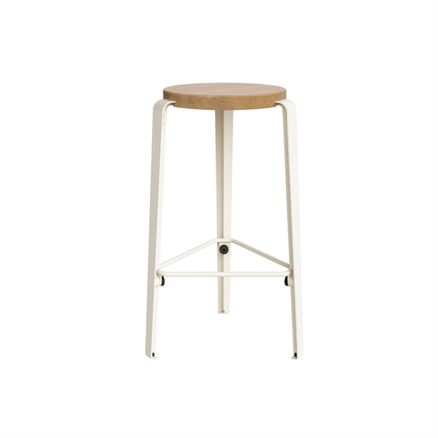 Tiptoe Mi Lou Skammel Egetræ Cream White