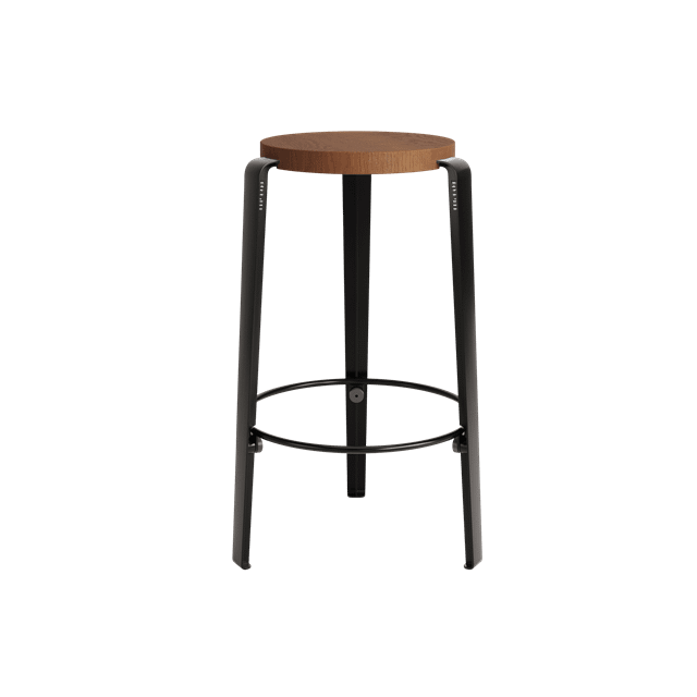 Tiptoe Mi Lou Skammel Farvet Egetræ Graphite Black