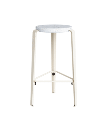 Tiptoe Mi Lou Skammel Genanvendt Plastik Hvid Cream White