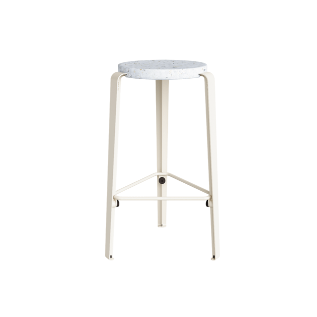 Tiptoe Mi Lou Skammel Genanvendt Plastik Hvid Cream White