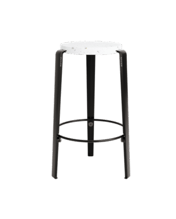 Tiptoe Mi Lou Skammel Genanvendt Plastik Hvid Graphite Black