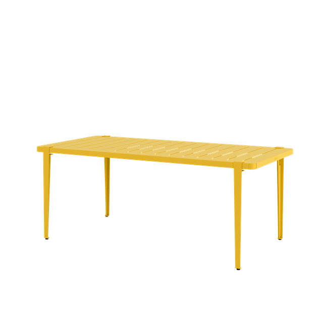 Tiptoe Midi Udendørs Bord 190 90 Cm Sun Yellow