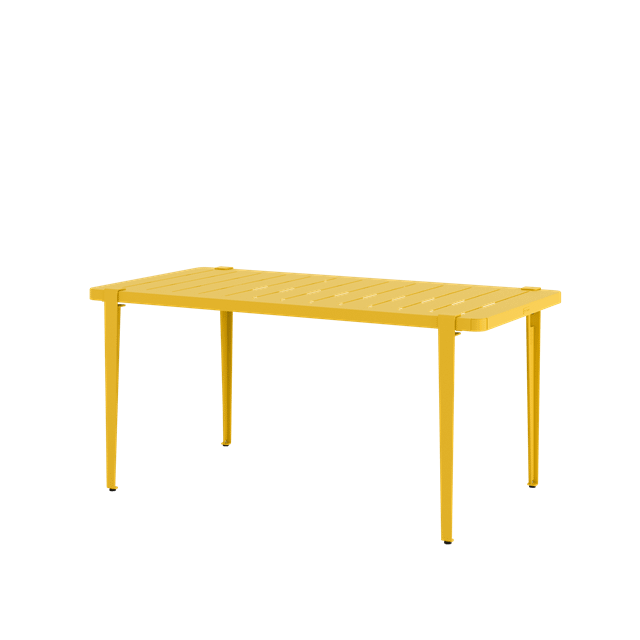 Tiptoe Midi Udendørs Bord 160 80 Cm Sun Yellow