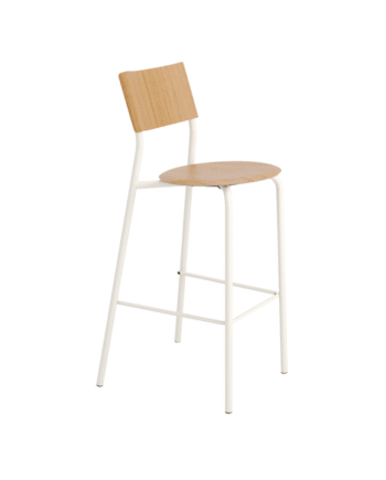 Tiptoe Ssd Barstol 75 Cm Egetræ Cream White