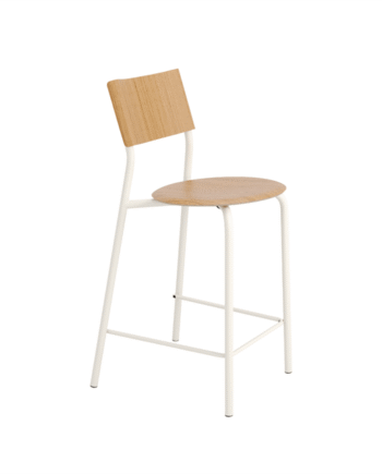 Tiptoe Ssd Barstol 65 Cm Egetræ Cream White