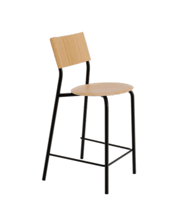 Tiptoe Ssd Barstol 65 Cm Egetræ Graphite Black