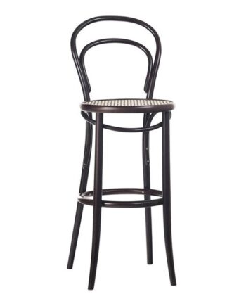 Ton No 14 Barstol 61 Cm Rattan Kaffe