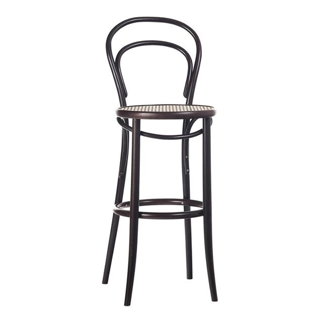 Ton No 14 Barstol 61 Cm Rattan Kaffe
