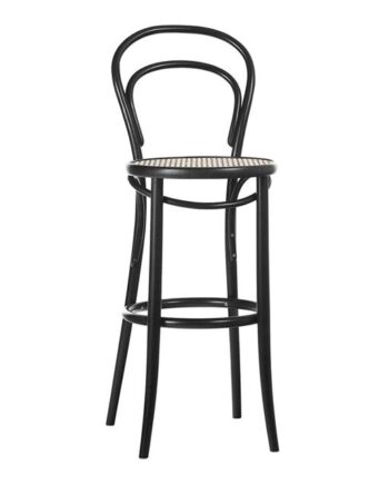 Ton No 14 Barstol 61 Cm Rattan Sort