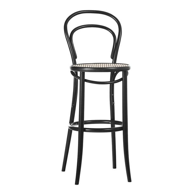 Ton No 14 Barstol 61 Cm Rattan Sort