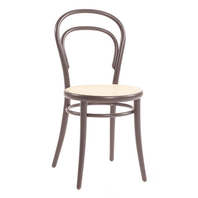 Ton No 14 Spisebordsstol Rattan Kaffe