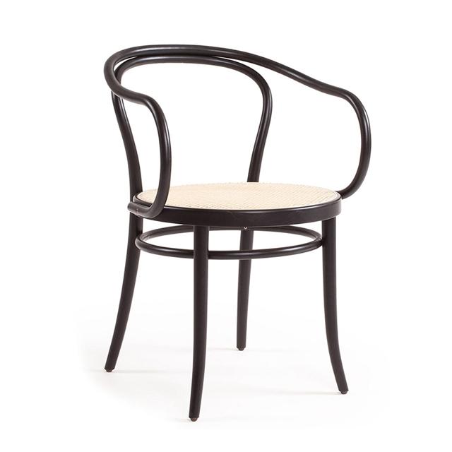Ton No 30 Spisebordsstol Rattan Sort